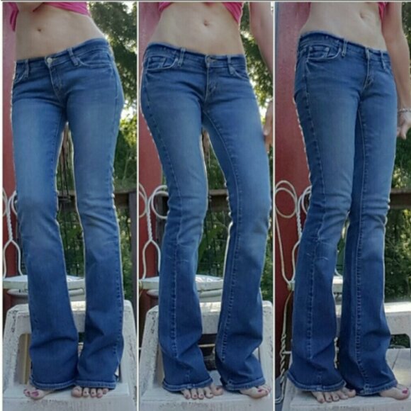 Abercrombie & Fitch Madison Stretch Jeans – Medium Wash‎ Y2K Style Size 2S - Picture 1 of 16